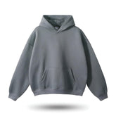 Bluza z kapturem o luźnym kroju z kieszenią typu kangurka
