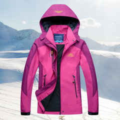 Casualowa damska kurtka outdoorowa z kapturem