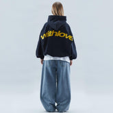 Damska Bluza Oversize Z Nadrukiem | Nowoczesna