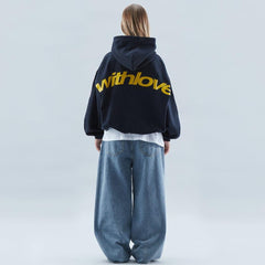 Damska Bluza Oversize Z Nadrukiem | Nowoczesna