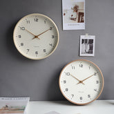 Drewniany Zegar Ścienny – Skandynawski Design, Cichy Mechanizm