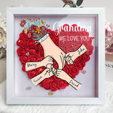 FloraFrame – kwiatowa ramka z imionami | prezent dla mamy