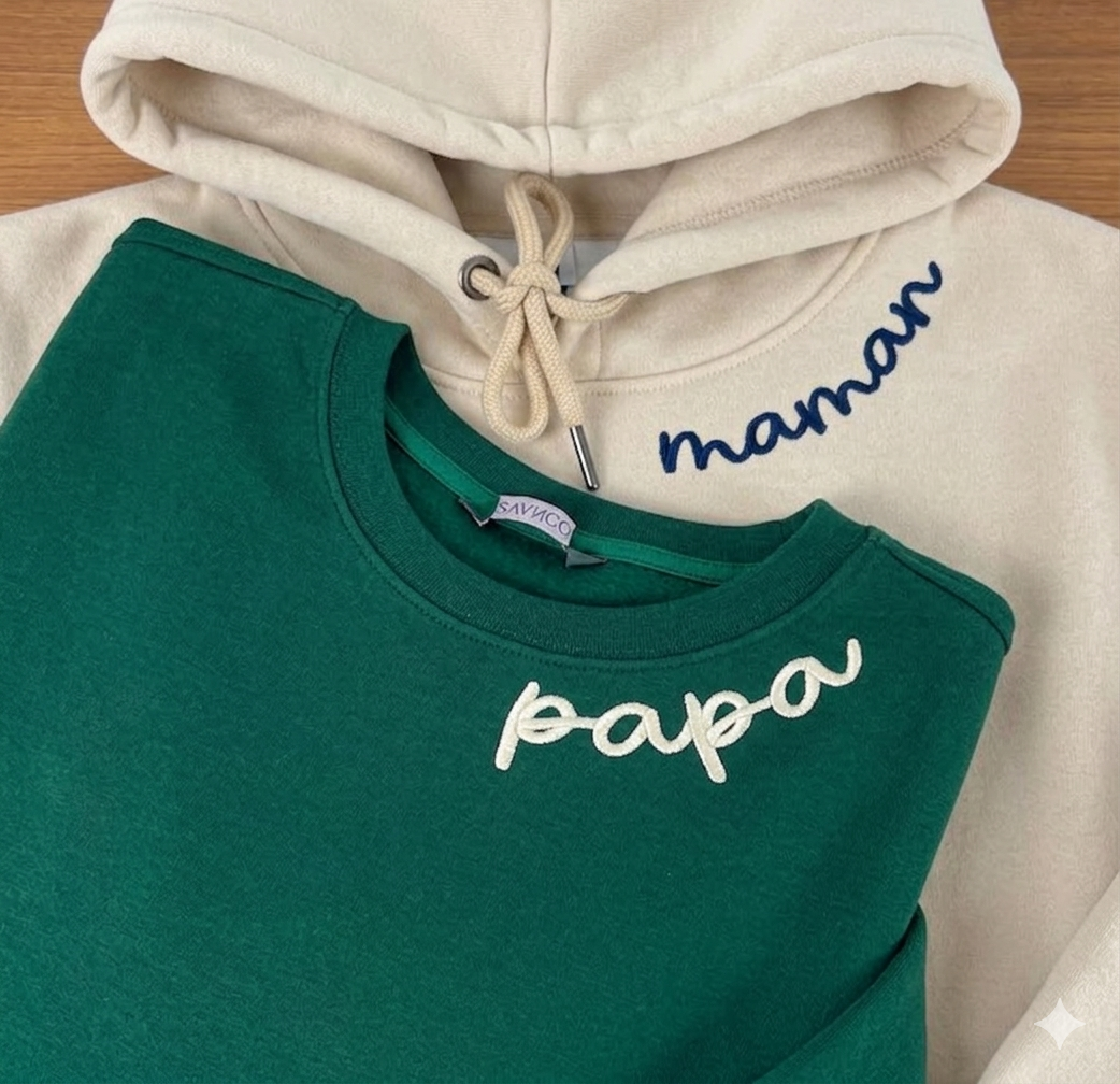 AmoraWear – bluza z haftem „MOM” | prezent dla mamy