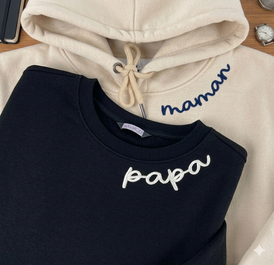 AmoraWear – bluza z haftem „MOM” | prezent dla mamy