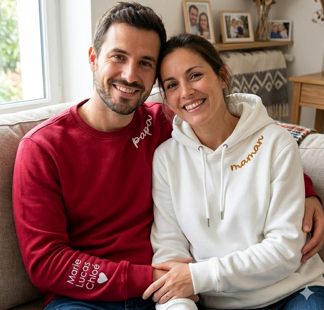 AmoraWear – bluza z haftem „MOM” | prezent dla mamy