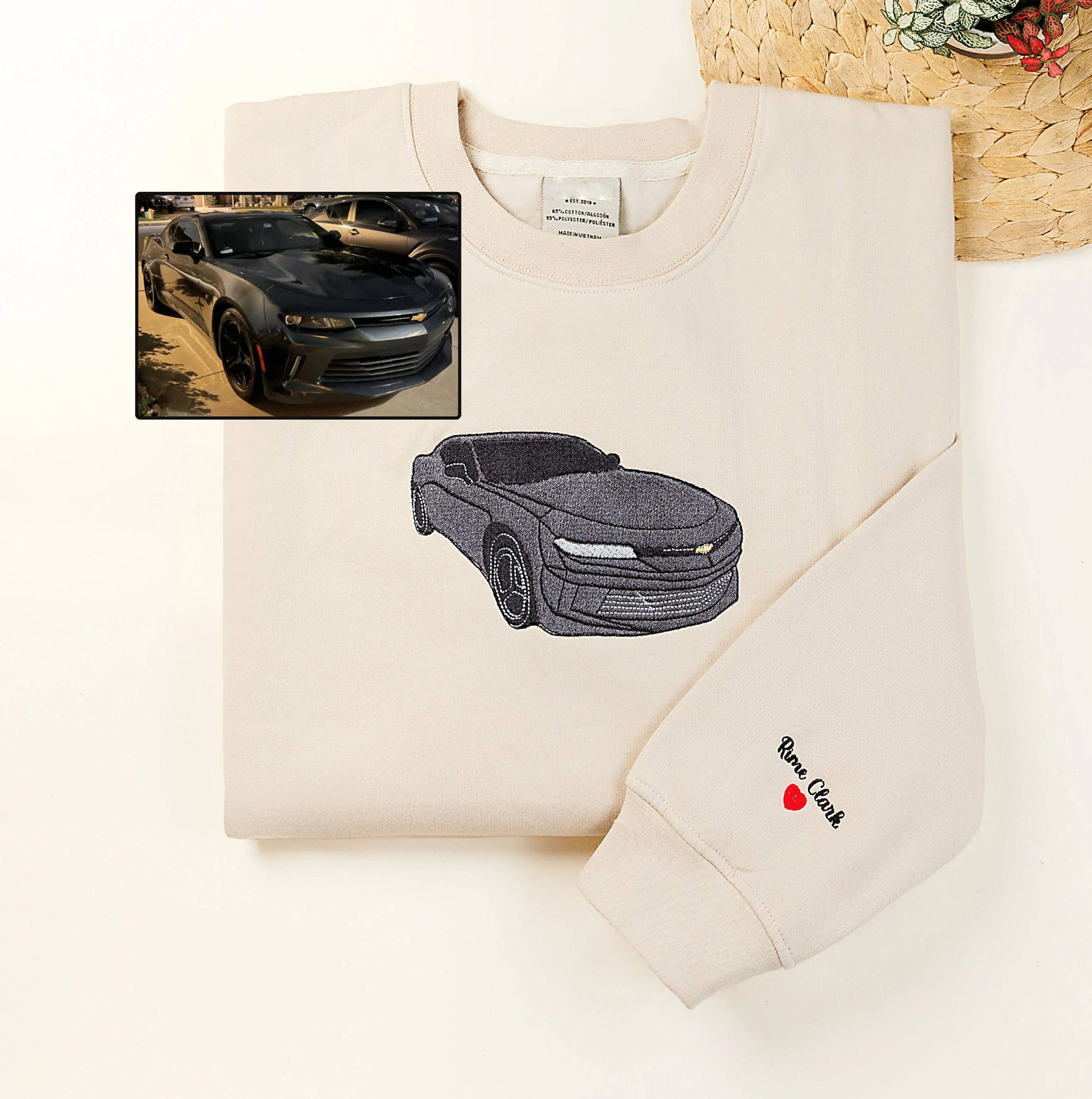 AutoHaft – bluza z haftem samochodu | ze zdjęcia