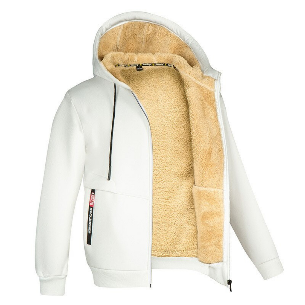 Bluza męska z podszewką teddy - miękka i ciepła