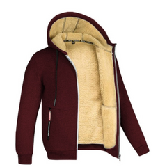 Bluza męska z podszewką teddy - miękka i ciepła