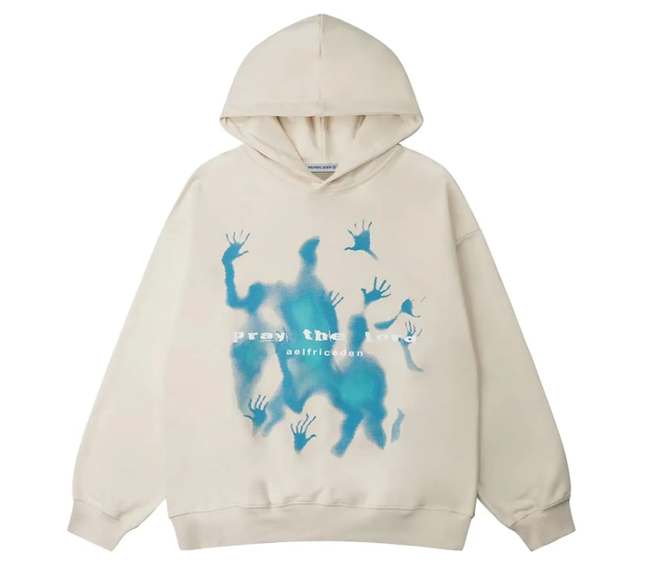 Bluza oversize z nadrukiem - luźny krój
