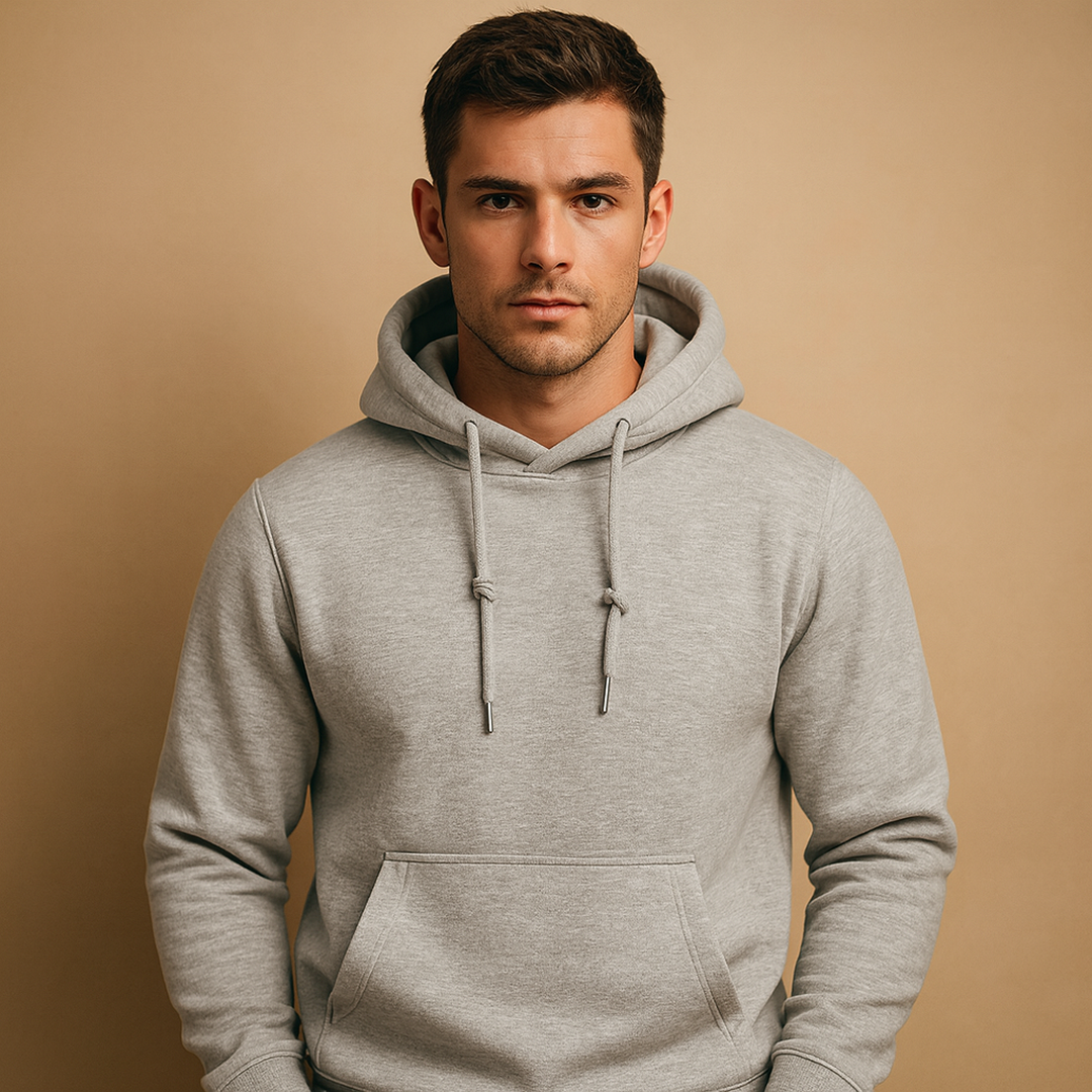 Bluza Typu Pullover Z Regulowanym Kapturem – Klasyczna Bluza