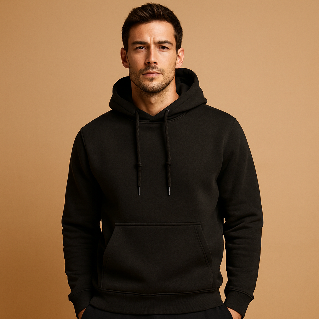 Bluza Typu Pullover Z Regulowanym Kapturem – Klasyczna Bluza
