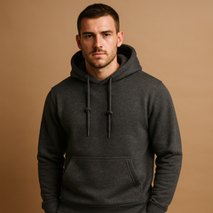 Bluza Typu Pullover Z Regulowanym Kapturem – Klasyczna Bluza