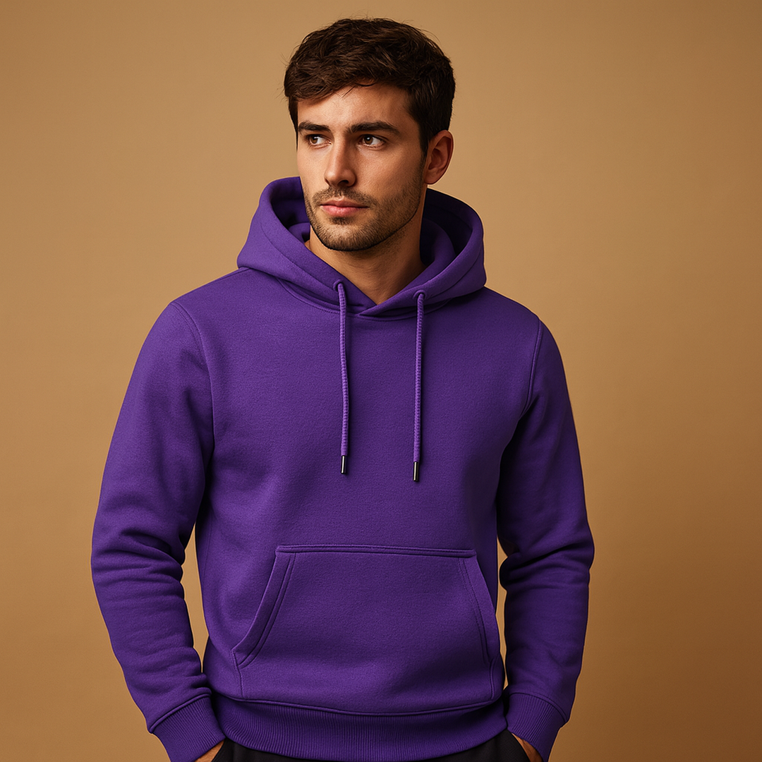 Bluza Typu Pullover Z Regulowanym Kapturem – Klasyczna Bluza