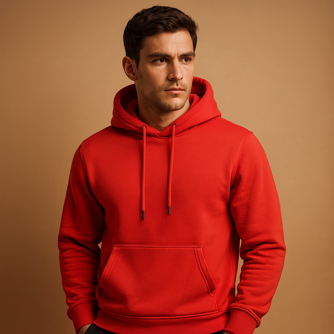 Bluza Typu Pullover Z Regulowanym Kapturem – Klasyczna Bluza