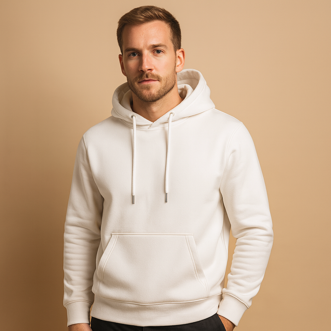 Bluza Typu Pullover Z Regulowanym Kapturem – Klasyczna Bluza