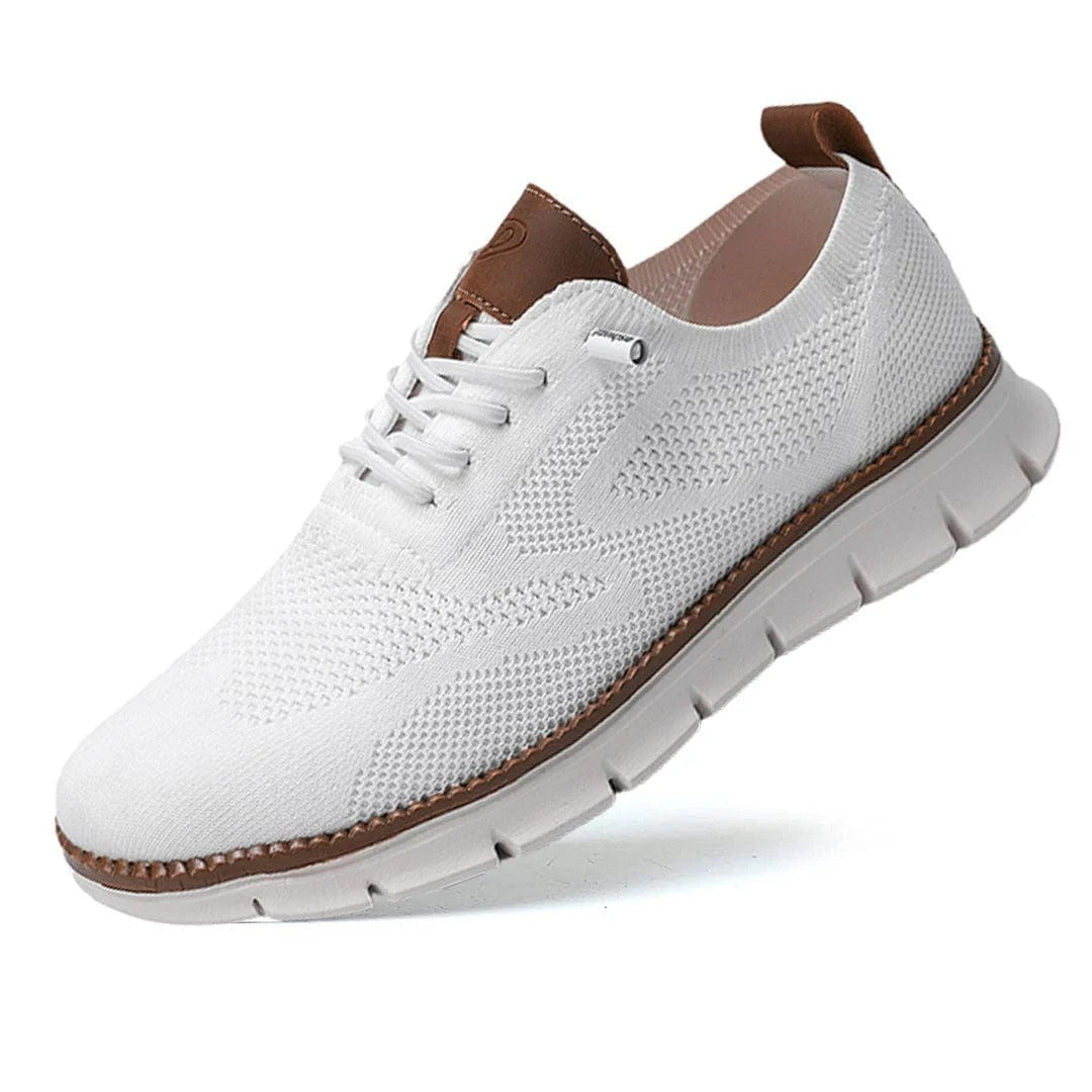 Buty casualowe sznurowane z teksturowaną podeszwą