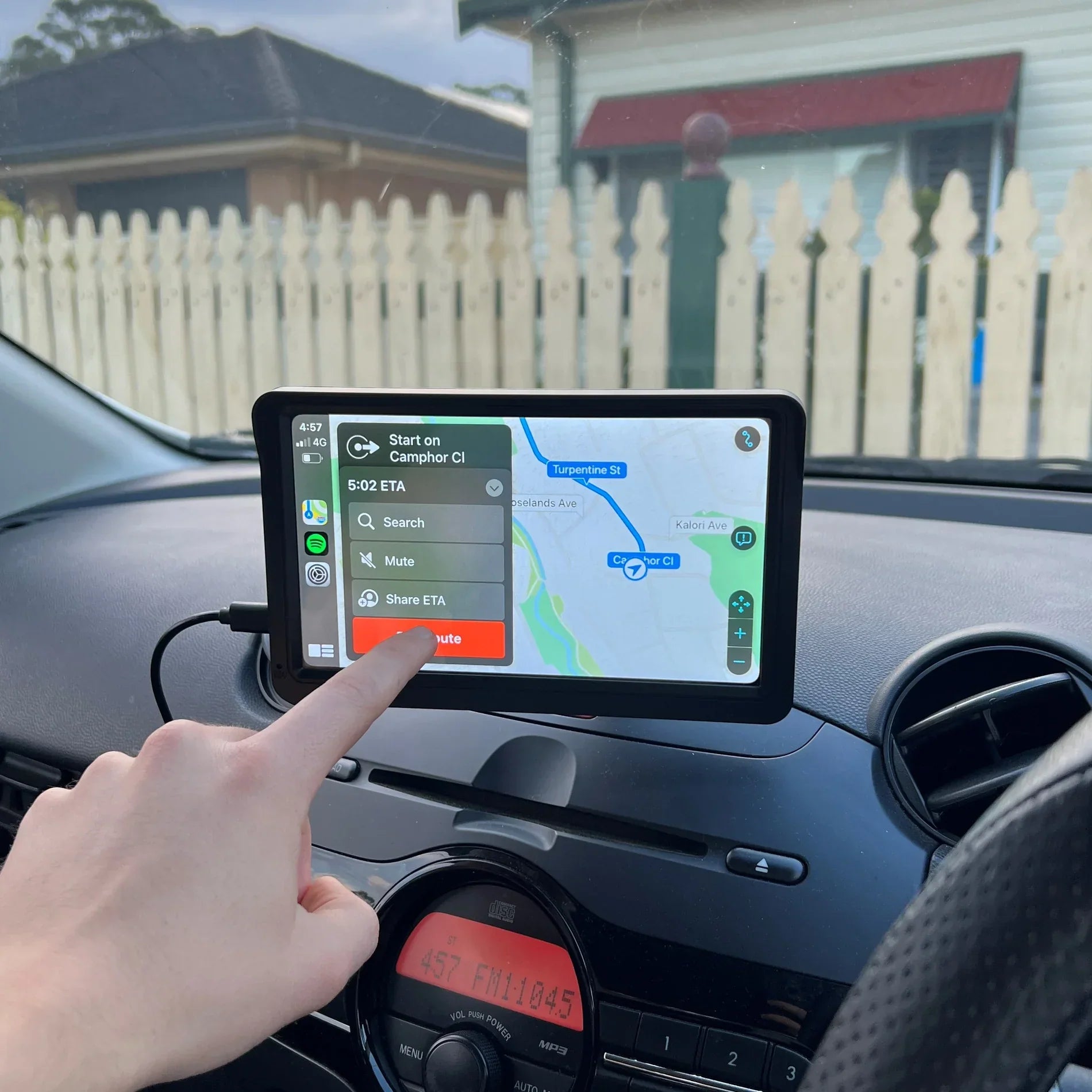 Carvisto – ekran CarPlay do auta | montaż w 5 minut