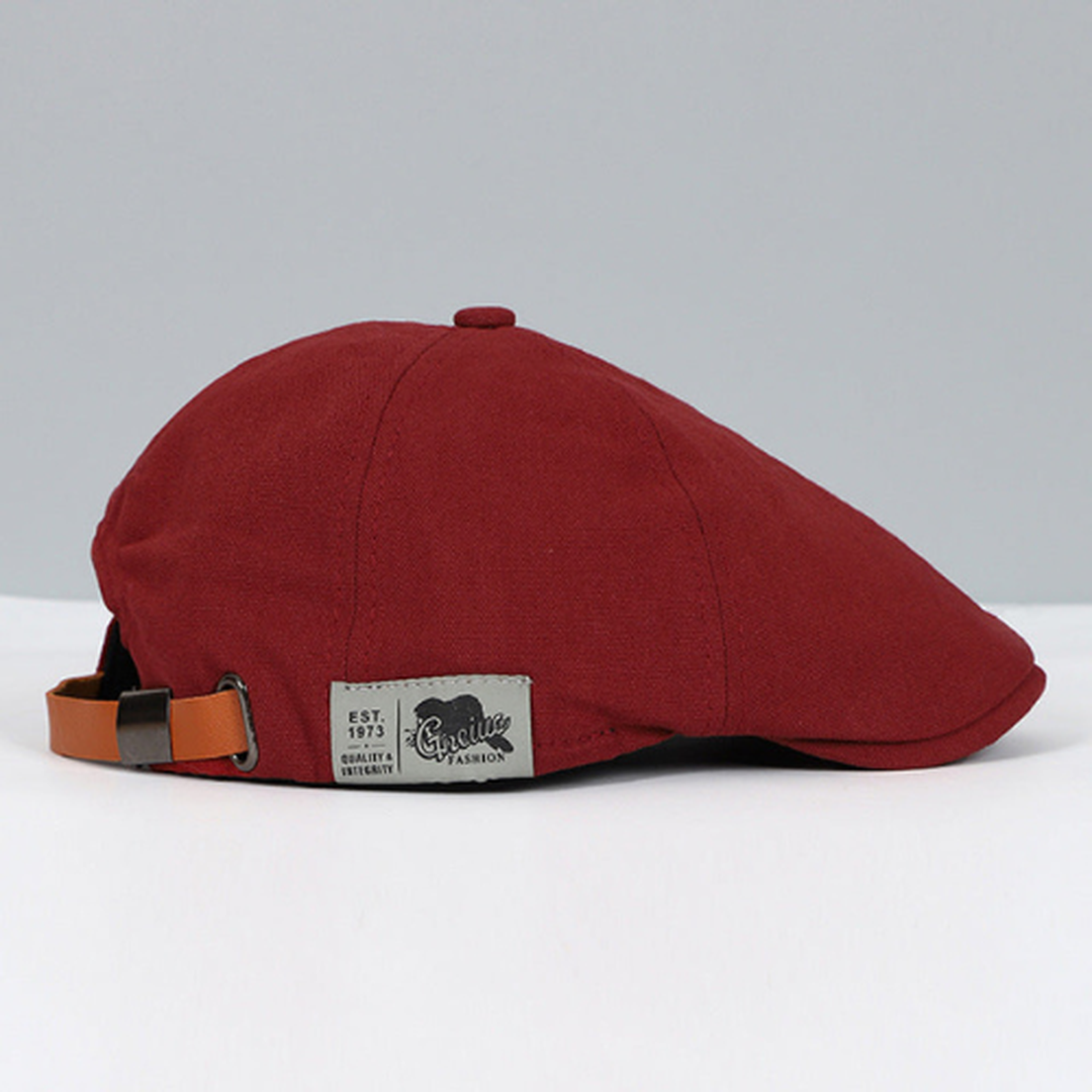 Casualowy męski beret z regulowanym dopasowaniem