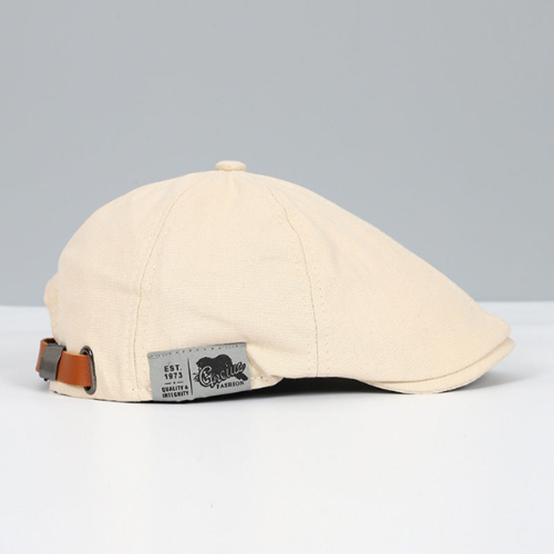 Casualowy męski beret z regulowanym dopasowaniem