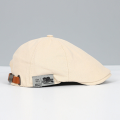 Casualowy męski beret z regulowanym dopasowaniem