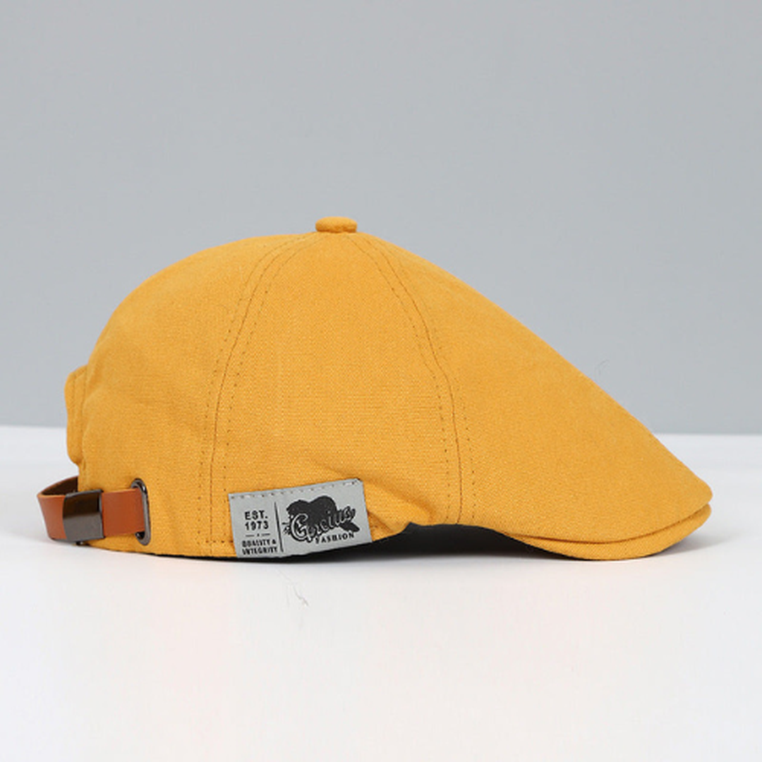 Casualowy męski beret z regulowanym dopasowaniem