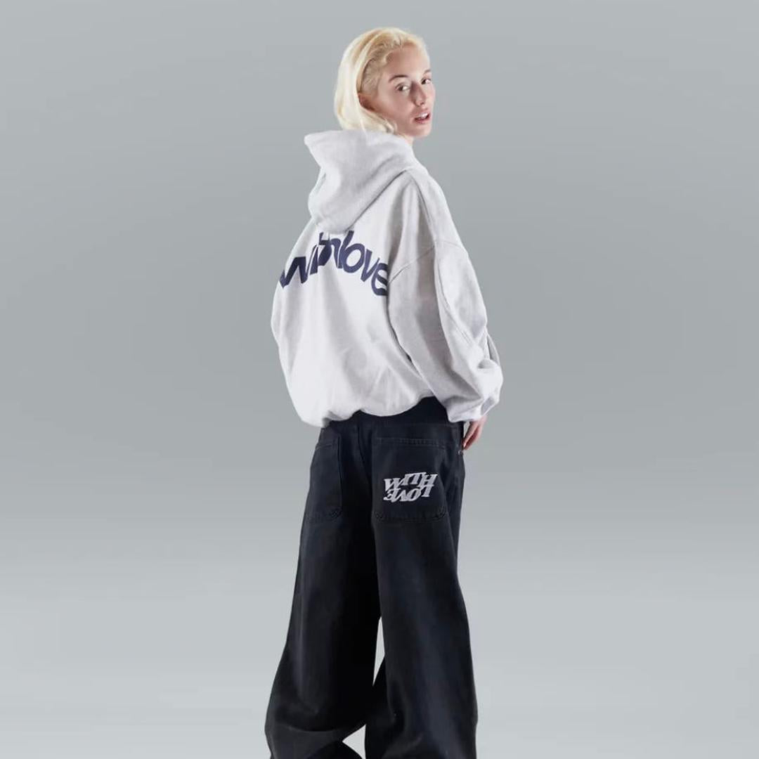 Damska Bluza Oversize Z Nadrukiem | Nowoczesna