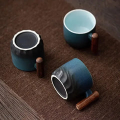 Drewnea – filiżanka do espresso | ceramika i drewno