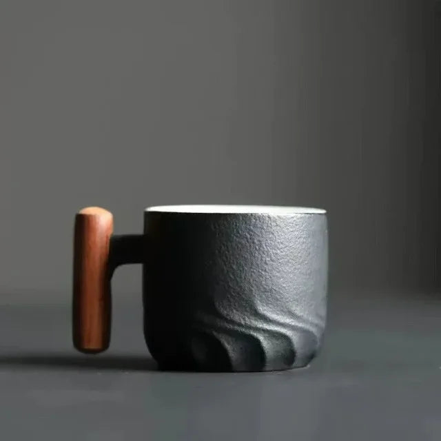 Drewnea – filiżanka do espresso | ceramika i drewno