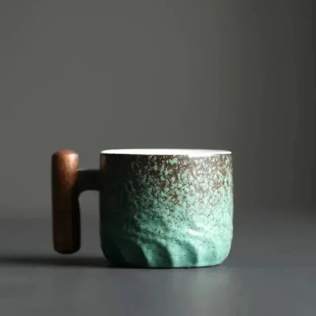 Drewnea – filiżanka do espresso | ceramika i drewno