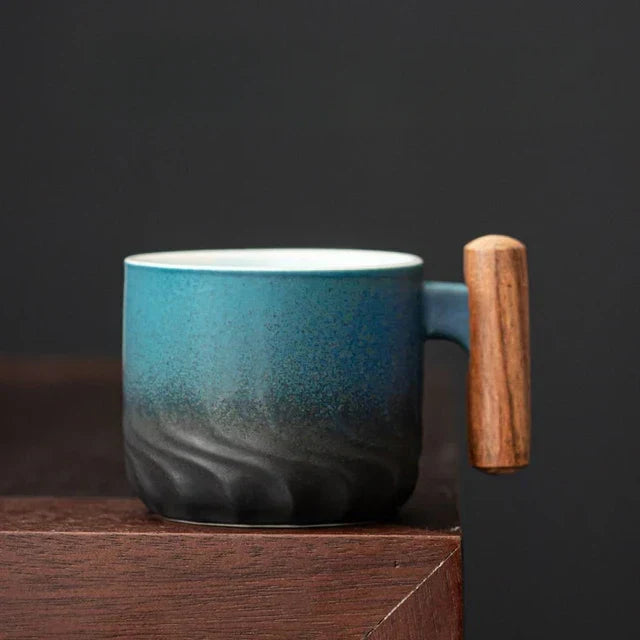 Drewnea – filiżanka do espresso | ceramika i drewno