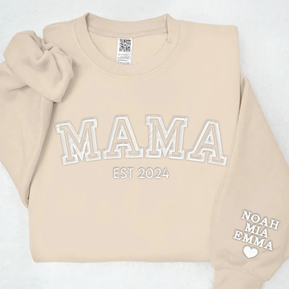 Haftelle – bluza z haftem imion | prezent dla mamy