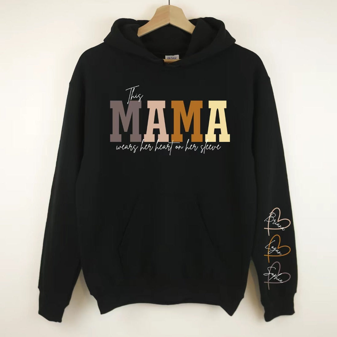 Imionella – bluza z haftowanymi imionami na rękawie