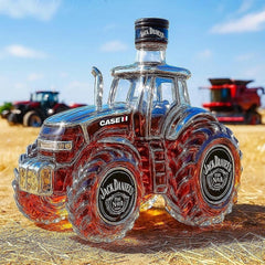 Karafka do whisky 300 ml - trójwymiarowy design traktora