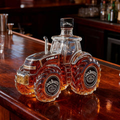 Karafka do whisky 300 ml - trójwymiarowy design traktora